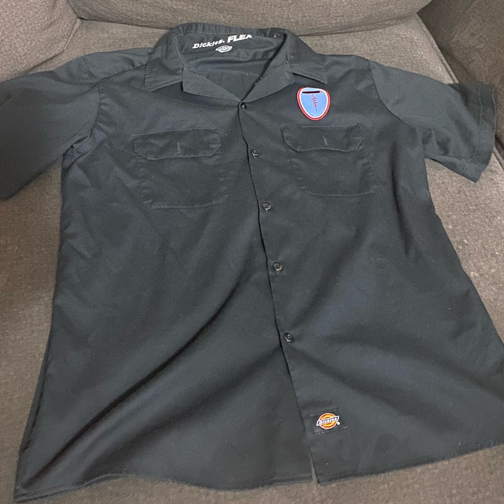 Black Dickie’s Flex Button Up